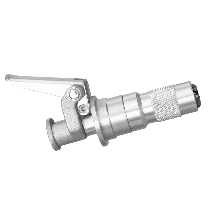GROZ GREASE PUMP COUPLER HC/20/3/B - GRO2137-003 - Quick Lock Grease Coupler for Foot Operated Bucket Grease Pump