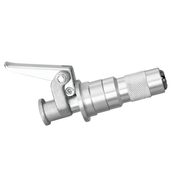 GROZ GREASE PUMP COUPLER HC/20/3/B - GRO2137-003 - Quick Lock Grease Coupler for Foot Operated Bucket Grease Pump