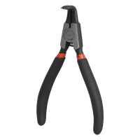 GROZ 150mm External Bent Circlip Plier - Chrome Vanadium Steel, Non-Slip Tips