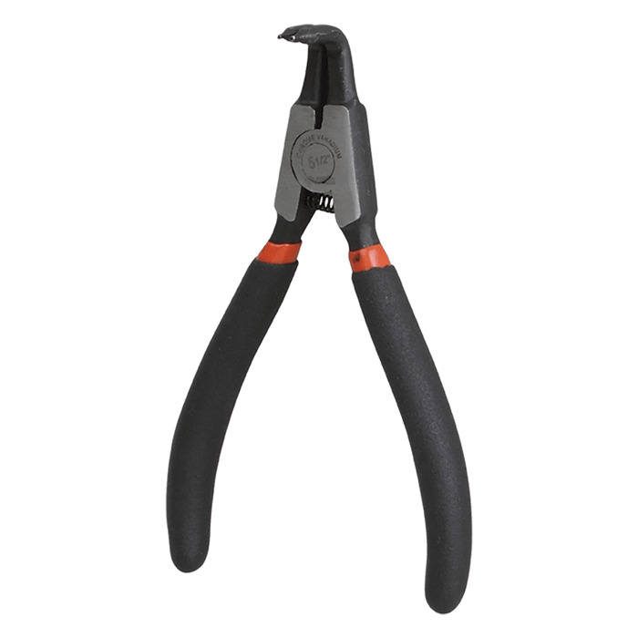 GROZ 150mm External Bent Circlip Plier - Chrome Vanadium Steel, Non-Slip Tips