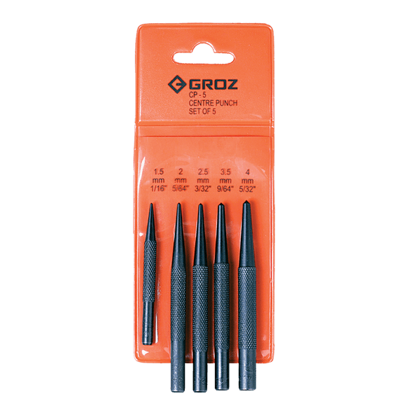 Groz Punch Centre Set Cp 5 P/5 Gro4025