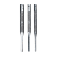 GROZ Steel Pin Punch Set: 4mm, driving & removing pins, keys. Hand Tools