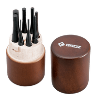 Groz Punch Pin Set W/Box 1.5 8 Mm Pp/8 Wd Gro4538