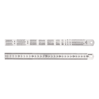 Groz Ruler Stainless Steel 300 Mm Sr300 Gro5205