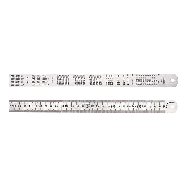 Groz Ruler Stainless Steel 1000 Mm Sr1000 Gro5215