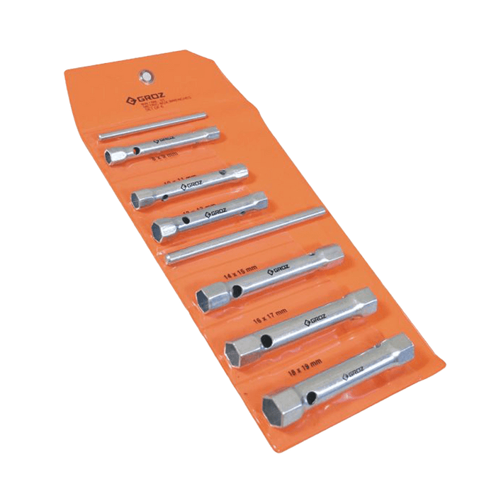 Groz Spanner Tube Set 8 To 19 Mm Bw6 Mst Gro5750