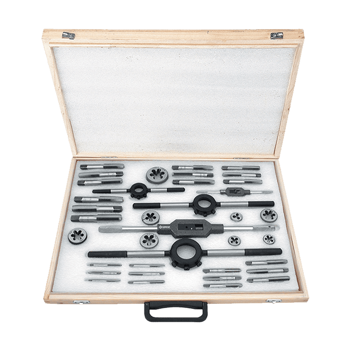 Groz Tap & Die Set Carbon Steel 6 20 Mm Gro6550