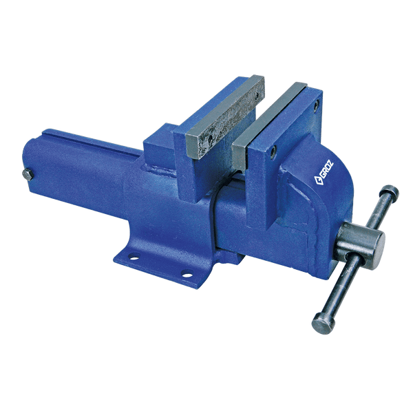 GROZ Engineer Bench Vice 100mm - Heavy Duty Steel Construction