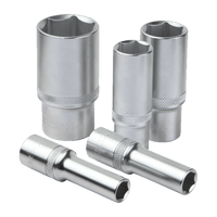 Groz Socket Hex Long 1/2 Dr 13 Mm Crv Gro6893