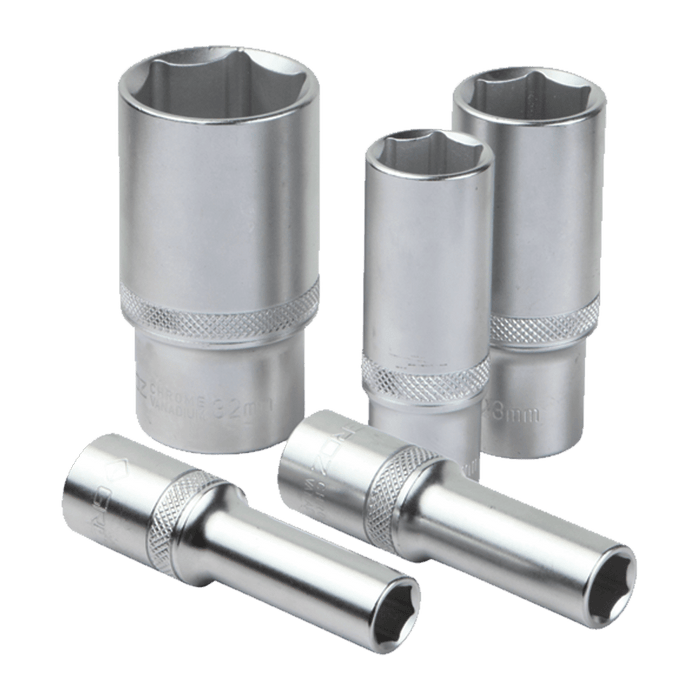 Groz Socket Hex Long 1/2 Dr 21 Mm Crv Gro6991