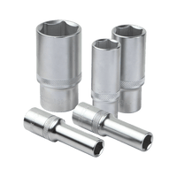 Groz Socket Hex Long 1/2 Dr 15 Mm Crv Gro6896