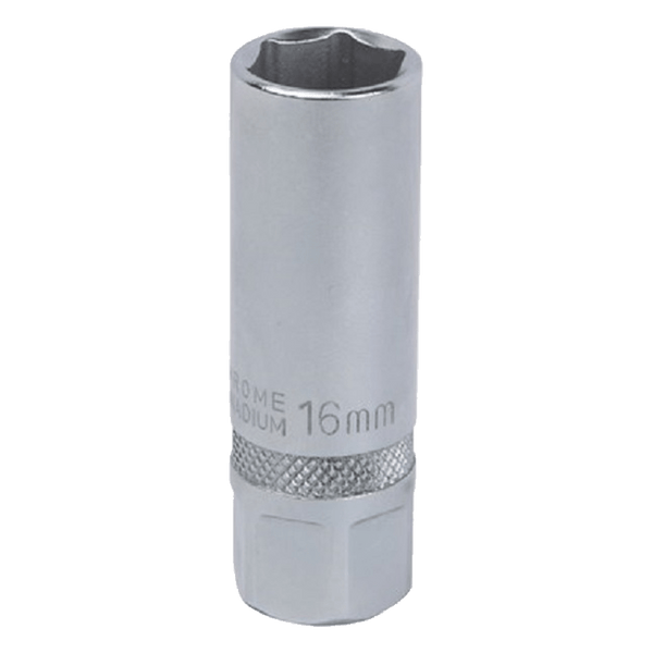 Groz Socket Sparkplug 1/2 Dr 16 Mm Crv Gro7630
