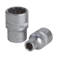 Groz Socket Bihex 1/2 Dr 30 Mm Crv Gro7730