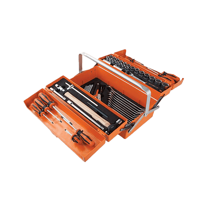 Groz Toolkit 65 Pc Aluminium 5 Tier Xxx Gro7999