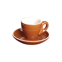 FORTIS ITALIA Brown Espresso Cup 7cl | Italian Coffee Cup | GS-R805C-BR