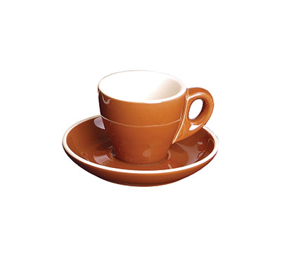 FORTIS Italia - Black - Espresso Saucer - 12.5Cm (12) - GS-R806S-B