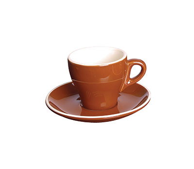 FORTIS Italia - Black - Cappuccino Saucer - 14.1Cm (12) - GS-R809S-B