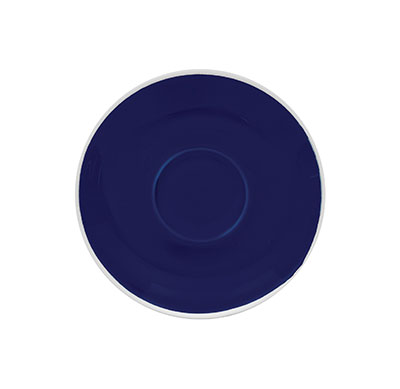 FORTIS Italia - Blue - Cappuccino Saucer - 16Cm (12) - GS-R813S-BL