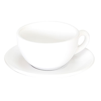 FORTIS Italia - White - Open Cappuccino Cup - 21Cl (12) - GS-R815C-W