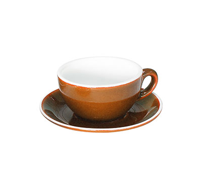 FORTIS Italia - Black - Cappuccino Saucer - 14.1Cm (12) - GS-R816S-B