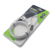 Gizzu Secure Wedge Laptop Lock: Anti-Theft Combination Cable Lock for Notebooks - High Security