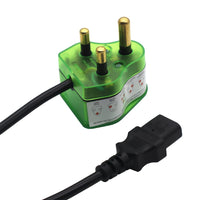 Gizzu Surge Protector Kettle Plug Cable: 10A, 1.5m, Power Surge Protection for Electronics and Appliances