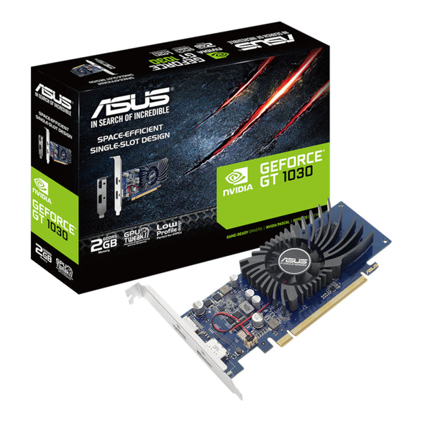 Asus GeForce® GT 1030 2GB GDDR5 Low Profile Graphics Card-GT1030-2G-BRK