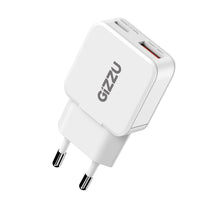 Gizzu 2-Port 30W GaN Wall Charger-GWCCU30W