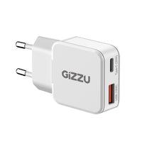 Gizzu 2-Port 30W GaN Wall Charger-GWCCU30W