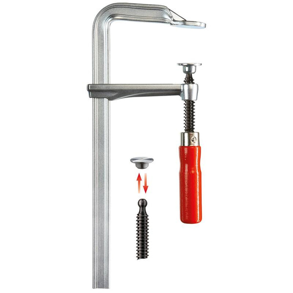 Bessey Original Bessey All-Steel Screw Clamp Gz With Tried-And-Tested Wooden Handle - 585-025 112