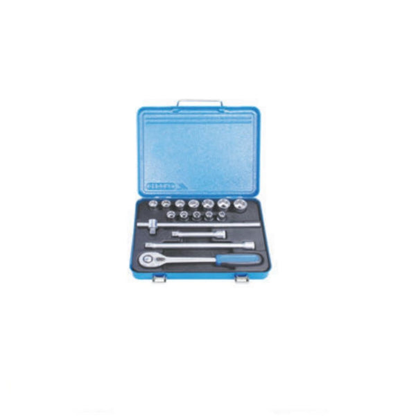 Gedore, D19/22 Tmu-10T Socket Sets - 1/2" - 29Pcs, 616532