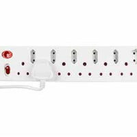 MULTIPLUG 12WAY Single Switch E/MATE - Extension Cord Power Strip with Outlets and Surge Protection