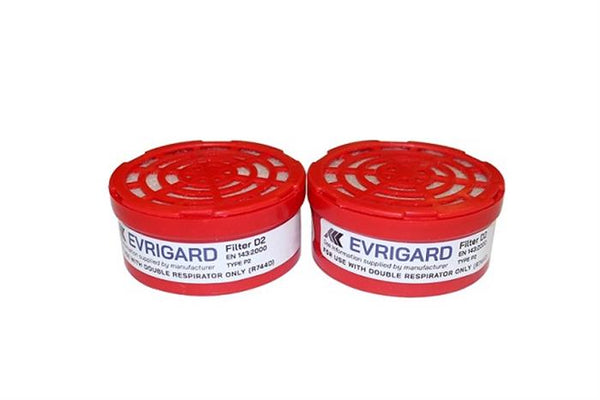 Respirator Spare Filter Dust D2 P/2 Com1050
