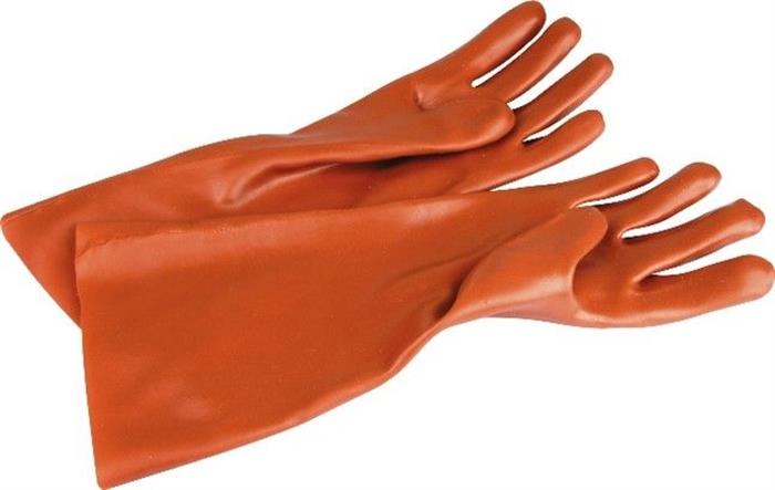 Glove Matsafe Pvc Brown Open Cuff Xxx Com0565