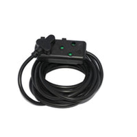 Black Extension Lead - MTS 10MX1.5MM - Power Cord, Outlet Extender