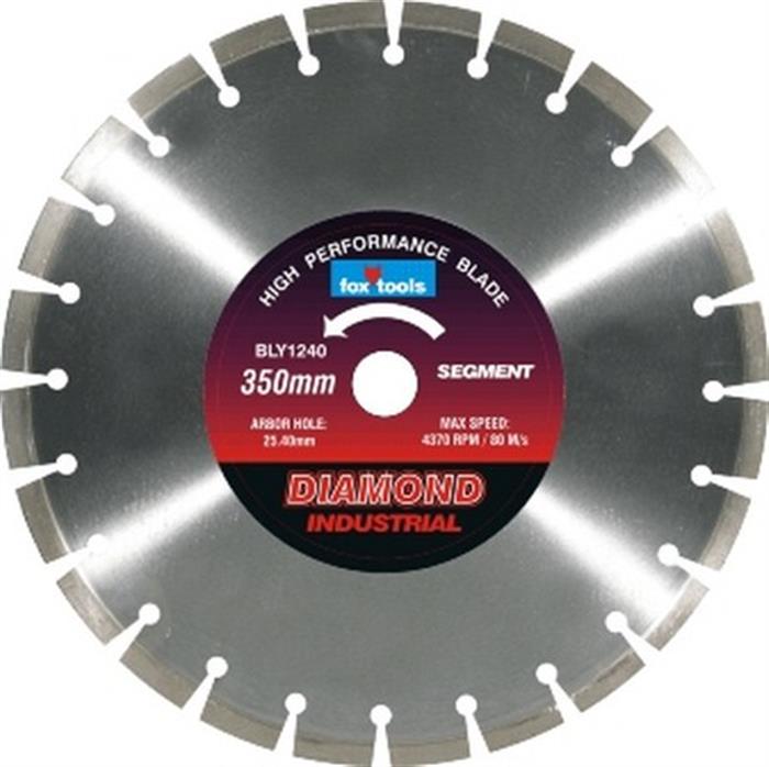 Diamond Disc Fox Seg 350 Mm Asphaltstdxxx Bly1240