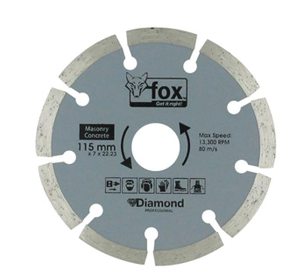 Diamond Disc Fox Seg 115Mm Concrete Pro