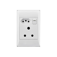 Socket E/Mate 2 X4 16 A+Euro White Es034