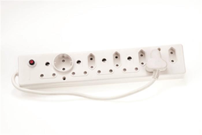 MTS Multiplug 10 Way: Power Extension Cord with 5 x 16A, 4 x 5A, and 1 Shuko Socket. Shop at Chavda.com!