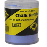 MTS Chalk Refills, Blue Chalk, 50g for Self-Chalking Lines | Chavda