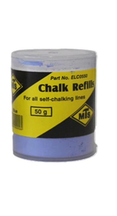 MTS Chalk Refills, Blue Chalk, 50g for Self-Chalking Lines | Chavda