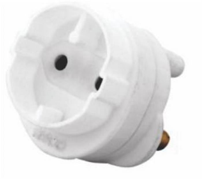 MTS Schuko Adapter: Euro Plug to South African Outlet - SABS Approved Electrical Adapter