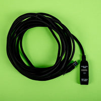 GIZZU USB 3.0 Active Extension Cable 5m Black: High-Speed Data Transfer, Printer & Computer Compatible