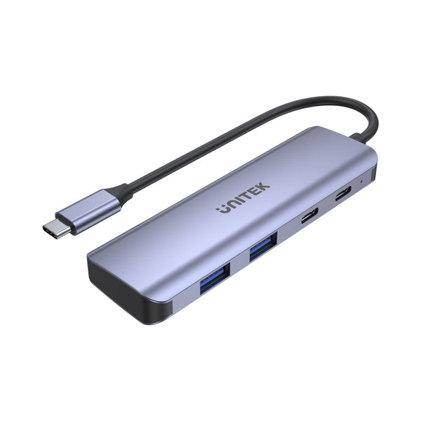 UNITEK 4-PORT TYPE-C GEN2 HUB GREY 2A2C (H1107Q)* - HUB-USB-C-4P-H1107Q