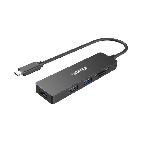 UNITEK USB3.1 3-PORT USB HUB WITH CARD RD (H1108A) - HUB-USB3.1C-3P-U