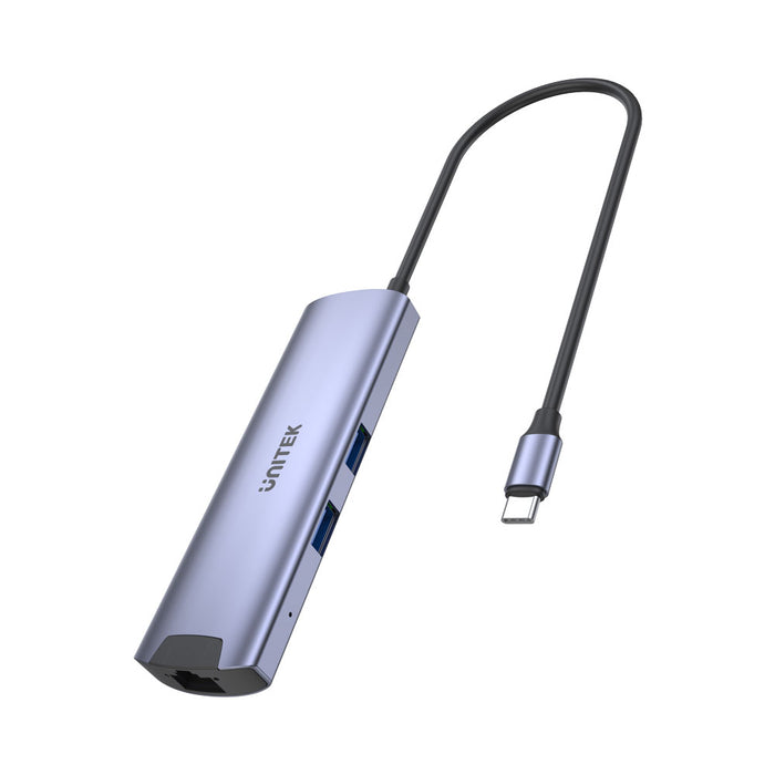 UNITEK 6IN1 USB-C 5GBPS HUB/4K HDMI POWER(H1112F)* - HUB-USB-3P-H1112F