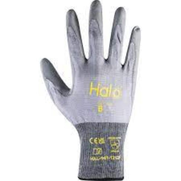 Halo CUT B 18 GAUGE PU PALM COATEDSIZE 9
