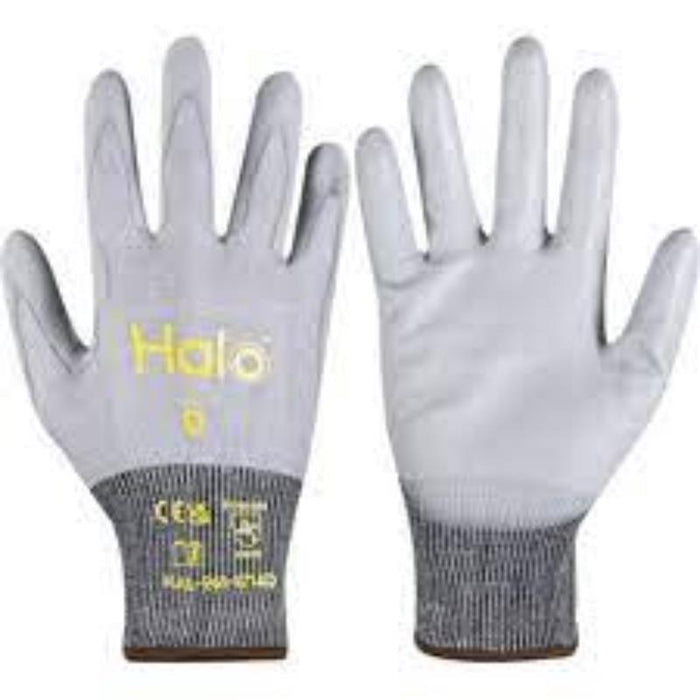 Halo CUT D 18 GAUGE PU PALM COATEDSIZE 8