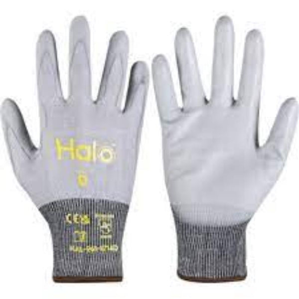 Halo CUT D 18 GAUGE PU PALM COATEDSIZE 8
