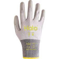 Halo Cut F Glove, Size 11, Gray, PU Coated Work Glove | High Cut Resistance & Grip for Industrial Safety